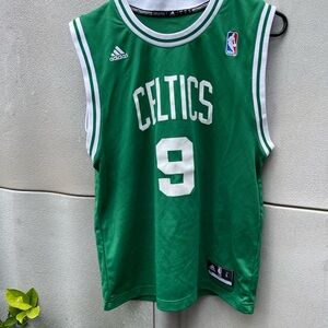 Adidas Boston Celtics Rajon Rondo #9 NBA basketball jersey Boys youth Sz L
